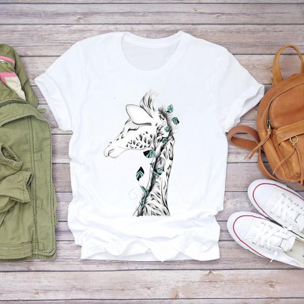 cartoon giraffe kawaii aesthetic fashion women t shirt 90s print womens graphic ladies female tee, White
cartoon giraffe kawaii aesthetic fashion women t shirt 90s print womens graphic ladies female tee, White