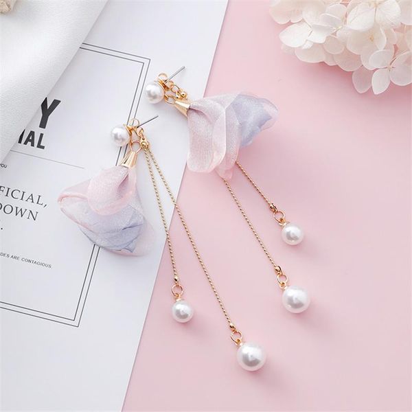 dangle & chandelier linmouge girl's earring fashion boho korean style elegant sweet gauze flowers simulate pearl tassel bohemia women&#, Silver
dangle & chandelier linmouge girl's earring fashion boho korean style elegant sweet gauze flowers simulate pearl tassel bohemia women&#, Silver
