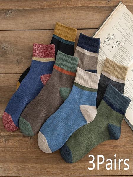 men's socks 3pairs autumn and winter fashion tube simple warm cotton breathable men odor proofhigh, Black
men's socks 3pairs autumn and winter fashion tube simple warm cotton breathable men odor proofhigh, Black