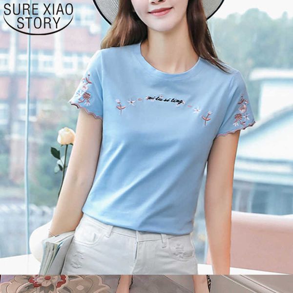 fashion summer blouse women short sleeve round neck female plus size letter floral embroidery pink fashion clothing 8590 50 210528, White
fashion summer blouse women short sleeve round neck female plus size letter floral embroidery pink fashion clothing 8590 50 210528, White