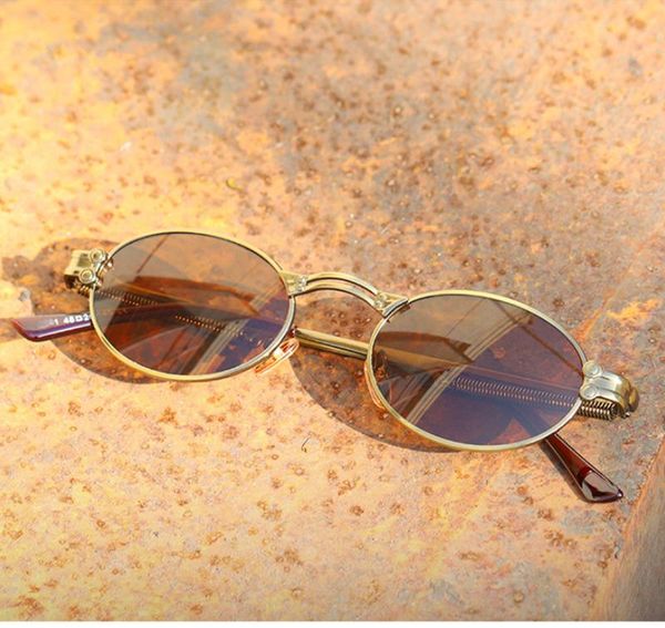 sunglasses retro metal punk women spring leg oval rock shades men uv400, White;black
sunglasses retro metal punk women spring leg oval rock shades men uv400, White;black