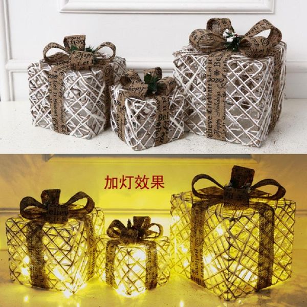 storage boxes & bins 3pcs/bag size 15/20/25cm creative christmas decoration gift box iron solid color scene arrangement
storage boxes & bins 3pcs/bag size 15/20/25cm creative christmas decoration gift box iron solid color scene arrangement