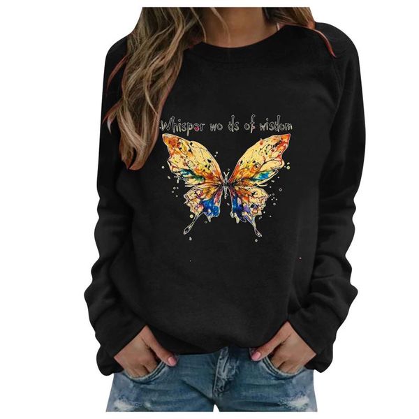 women's hoodies & sweatshirts butterfly tie dye funny print women lady autumn winter crewneck hoody pullover blouse sudaderas con capuc, Black
women's hoodies & sweatshirts butterfly tie dye funny print women lady autumn winter crewneck hoody pullover blouse sudaderas con capuc, Black