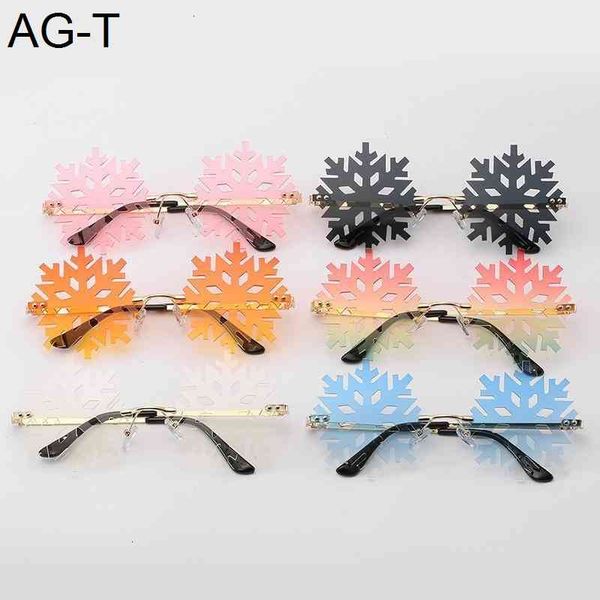 2021 new fashion rimless sunglasses women snowflake eye glasses for men women steampunk hollow party jewelry, White;black
2021 new fashion rimless sunglasses women snowflake eye glasses for men women steampunk hollow party jewelry, White;black