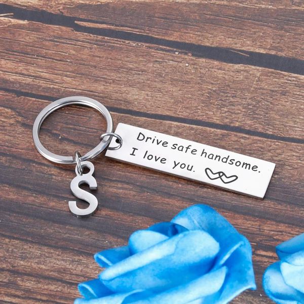 keychains love keychain engraved stainless steel keyrings for men boyfriend gifts drive safe i you a-z lettering key chian, Silver
keychains love keychain engraved stainless steel keyrings for men boyfriend gifts drive safe i you a-z lettering key chian, Silver
