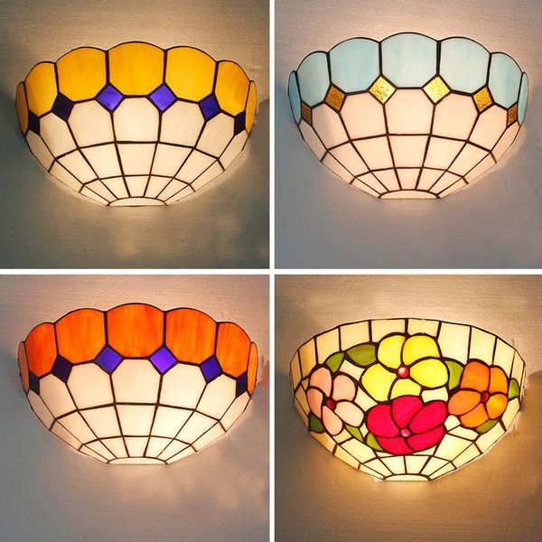 wall lamp mediterranean tiffany stained glass for living room retro sconce light fixtures bedroom bar stair home decor
wall lamp mediterranean tiffany stained glass for living room retro sconce light fixtures bedroom bar stair home decor