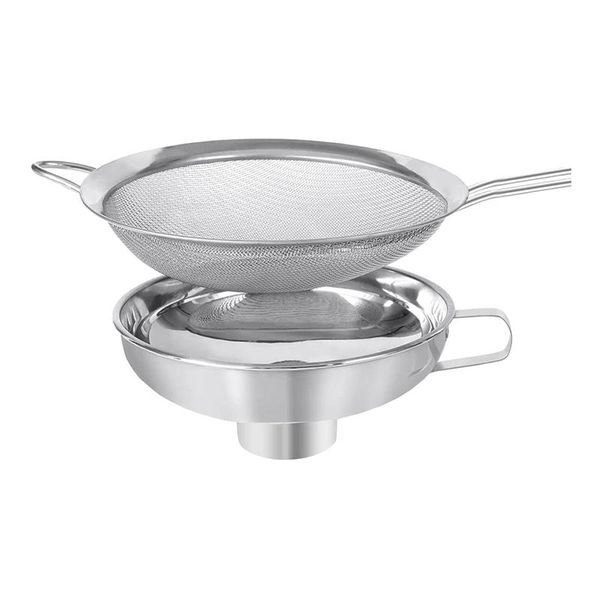 stainless steel canning funnel fine mesh strainer sieve,kitchen for wide and regular jars liquid dry ingredients baking & pastry tools
stainless steel canning funnel fine mesh strainer sieve,kitchen for wide and regular jars liquid dry ingredients baking & pastry tools