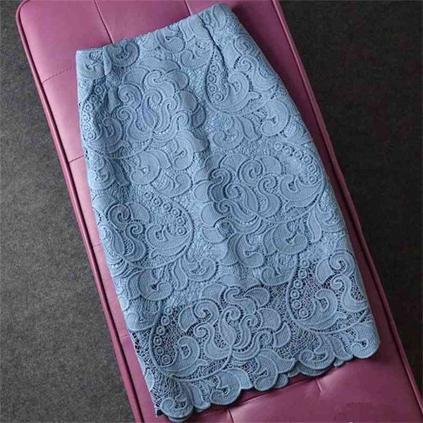 arrival women fashion pencil lace water soluble flower high waist office skirts plus size 3xl, Black
arrival women fashion pencil lace water soluble flower high waist office skirts plus size 3xl, Black