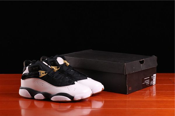 genuine jumpman 6th shoes generation male female gaobang boots, black and white color matching couple sneakers, size 35--45
genuine jumpman 6th shoes generation male female gaobang boots, black and white color matching couple sneakers, size 35--45