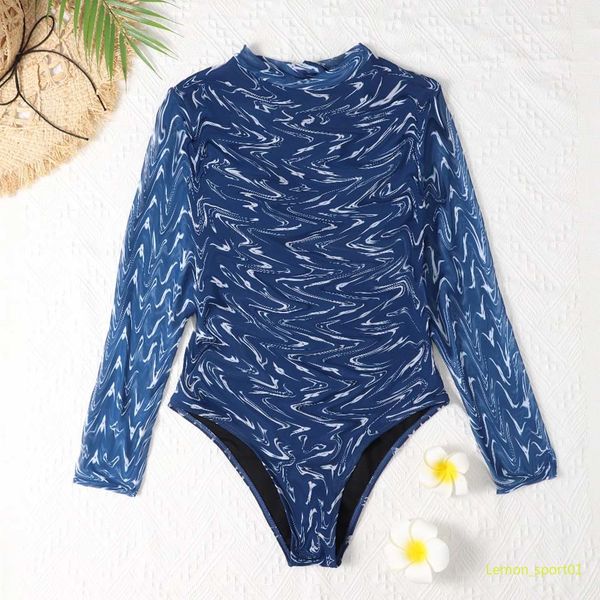lemon one piece mesh long sleeve ladies swimwear designer letter print women's bikini summer swimsuit 1113, Black
lemon one piece mesh long sleeve ladies swimwear designer letter print women's bikini summer swimsuit 1113, Black