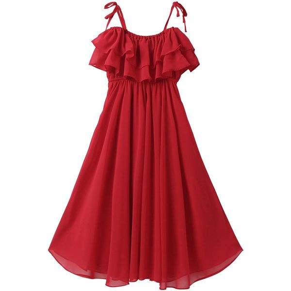 2021 summer girl dress kids clothes dresses for girls long chiffon red navy blue beachdress childrens clothing holiday sundress, Red;yellow
2021 summer girl dress kids clothes dresses for girls long chiffon red navy blue beachdress childrens clothing holiday sundress, Red;yellow