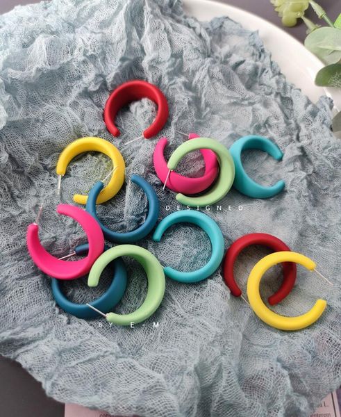 hoop & huggie 2021 candy ring color women's earrings c-shaped gummy macaroni girl's ear pendant s925 pin fashion jewelry birthday, Golden;silver
hoop & huggie 2021 candy ring color women's earrings c-shaped gummy macaroni girl's ear pendant s925 pin fashion jewelry birthday, Golden;silver