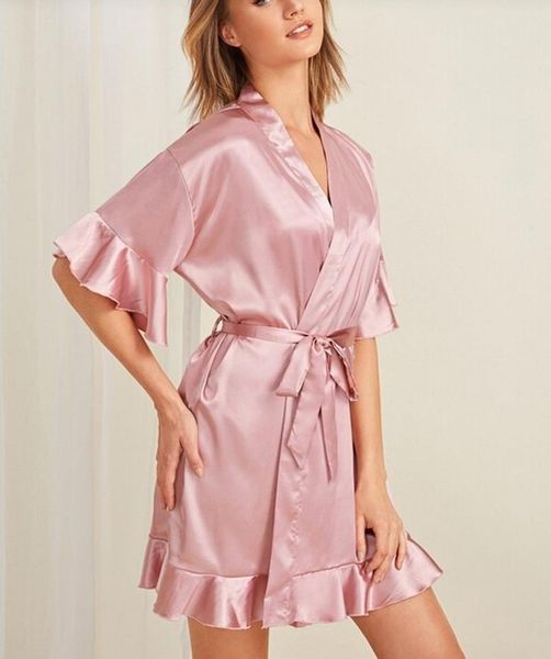 women's sleepwear spring summer autumn ruffle hem belted satin kimono bridesmaids robe nightgown s-xxl, Black;red
women's sleepwear spring summer autumn ruffle hem belted satin kimono bridesmaids robe nightgown s-xxl, Black;red