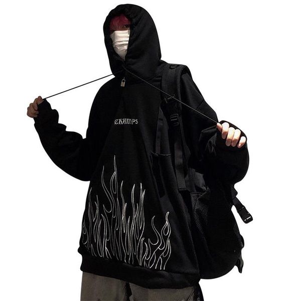 men's hoodies & sweatshirts streetwear ladies mens flame print pullover hoodie oversized harajuku style plus size winter sweatshirt top, Black
men's hoodies & sweatshirts streetwear ladies mens flame print pullover hoodie oversized harajuku style plus size winter sweatshirt top, Black