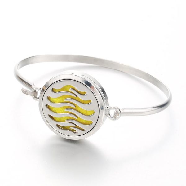 charm bracelets diffuser locket bracelet water ripple 316l stainless steel bangle magnetic randomly send 1pcs oil pads as gift, Golden;silver
charm bracelets diffuser locket bracelet water ripple 316l stainless steel bangle magnetic randomly send 1pcs oil pads as gift, Golden;silver