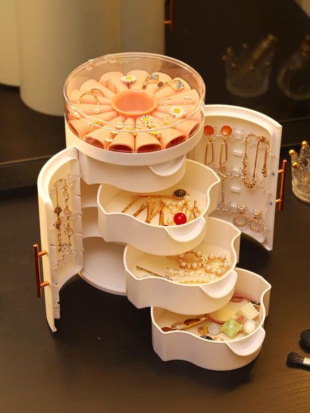 jewelry pouches, bags luxury multi layer storage box large capacity 360 display transparent acrylic deskdrawer girl, Pink;blue
jewelry pouches, bags luxury multi layer storage box large capacity 360 display transparent acrylic deskdrawer girl, Pink;blue