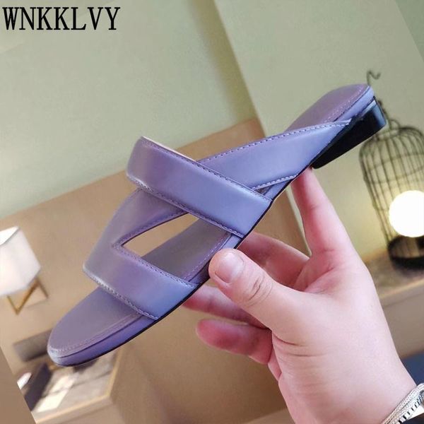 slippers summer flat beach women genuine leather open toe sandals comfortable leisure vacation shoes lazyman mules slides, Black
slippers summer flat beach women genuine leather open toe sandals comfortable leisure vacation shoes lazyman mules slides, Black