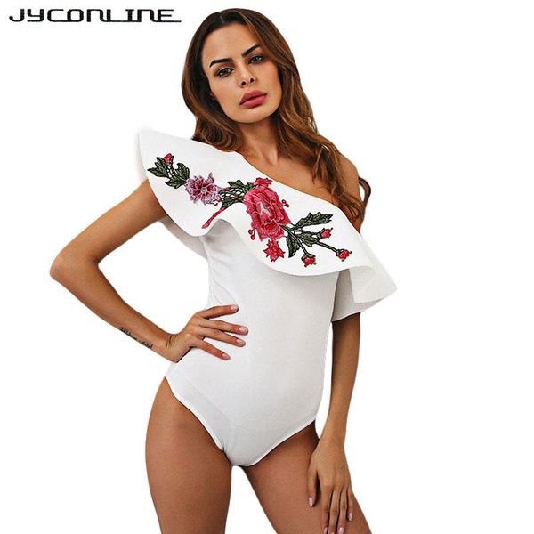 women's jumpsuits & rompers jyconline 2021 summer bodysuits women embroidery flower sleeveless ruffles one shoulder jumpsuit overalls b, Black;white
women's jumpsuits & rompers jyconline 2021 summer bodysuits women embroidery flower sleeveless ruffles one shoulder jumpsuit overalls b, Black;white
