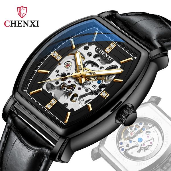 wristwatches business and leisure dual use men mechanical leather strap colors avaliable, Slivery;brown
wristwatches business and leisure dual use men mechanical leather strap colors avaliable, Slivery;brown