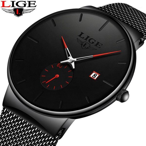 wristwatches relojes hombre lige mesh steel mens ultra-thin watches brand black waterproof quartz watch men casual sport clock2021, Slivery;brown
wristwatches relojes hombre lige mesh steel mens ultra-thin watches brand black waterproof quartz watch men casual sport clock2021, Slivery;brown