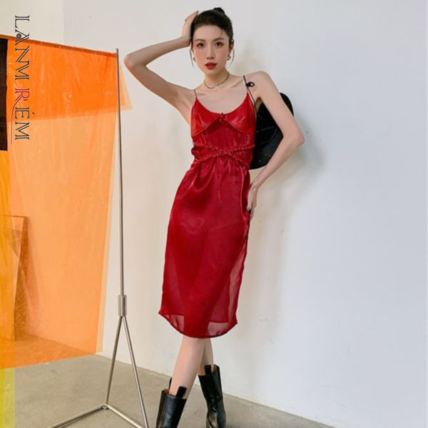 women red stitching split side cross sling dress silm fit female elegant summer dresses arrivals 2h016 210507, Black;gray
women red stitching split side cross sling dress silm fit female elegant summer dresses arrivals 2h016 210507, Black;gray