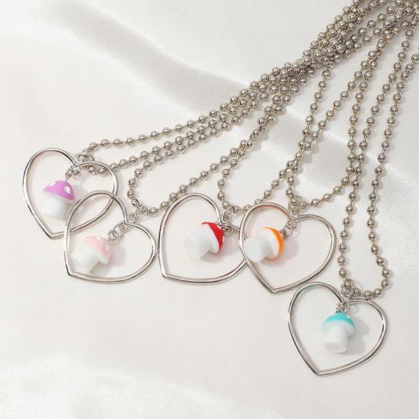 pendant necklaces fashion multi color mushroom necklace silver choker accessories for men women creative girl party jewelry gift
pendant necklaces fashion multi color mushroom necklace silver choker accessories for men women creative girl party jewelry gift