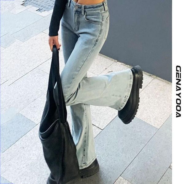 women's jeans genayooa streetwear casual mom woman korean style blue vintage straight high waist pants ladies denim jean trousers
women's jeans genayooa streetwear casual mom woman korean style blue vintage straight high waist pants ladies denim jean trousers