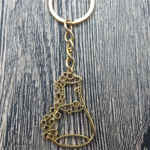 keychains erlenmeyer flask key chains fashion potion bottle chemistry laboratory graduation gift car keychain bag keyring for women men, Silver
keychains erlenmeyer flask key chains fashion potion bottle chemistry laboratory graduation gift car keychain bag keyring for women men, Silver