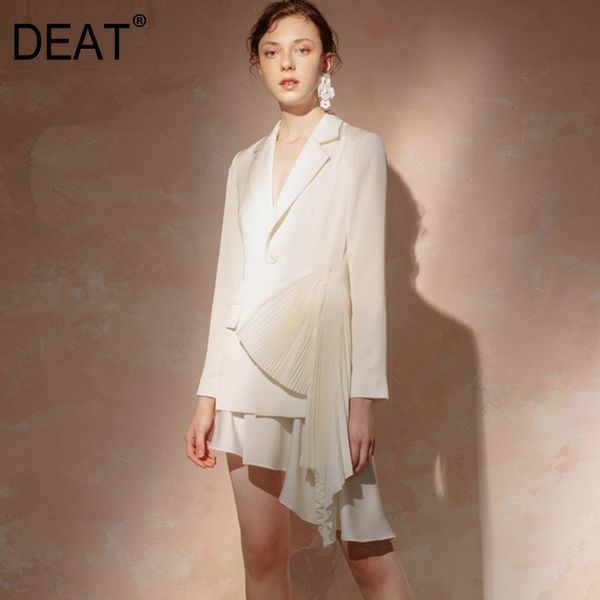 beige white single-breasted blazer irregular fishtail strap dress woman two-piece simple fashion spring tv821 210421
beige white single-breasted blazer irregular fishtail strap dress woman two-piece simple fashion spring tv821 210421