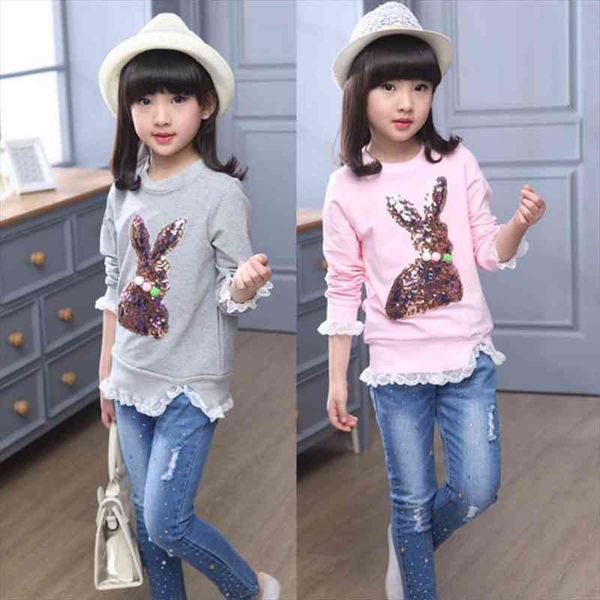 baby girl long sleeve t shirt child sequined rabbit fall fashion cotton elastic kids girls clothes 4 8 10, Blue
baby girl long sleeve t shirt child sequined rabbit fall fashion cotton elastic kids girls clothes 4 8 10, Blue