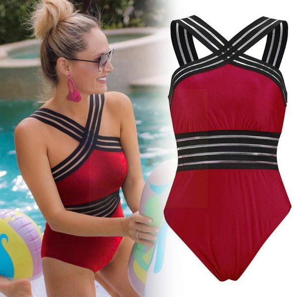 women's swimwear one-piece bikini summer cross-strap strap waist party swimsuit pool suit l1b8, White;black
women's swimwear one-piece bikini summer cross-strap strap waist party swimsuit pool suit l1b8, White;black