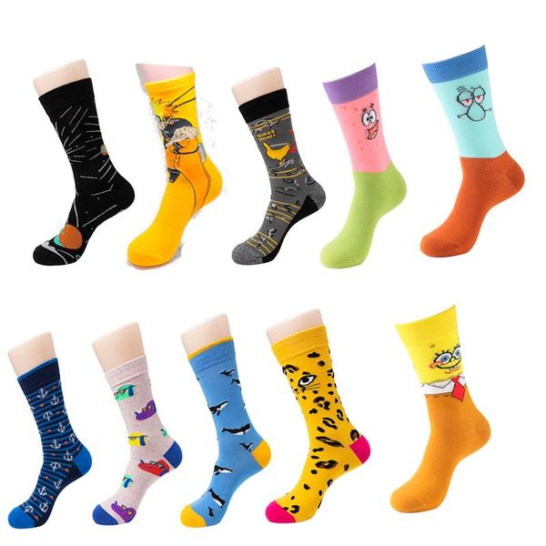 men's socks middle tube cotton anime movie cool man and woman ski movement basketball knee-high hip hop creative skateboa sock, Black
men's socks middle tube cotton anime movie cool man and woman ski movement basketball knee-high hip hop creative skateboa sock, Black