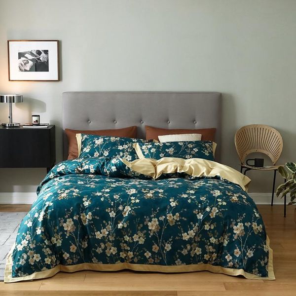 bedding sets luxury blue egyptian cotton set pastoral style satin plum blossom floral print linen grils soft duvet cover bedspread
bedding sets luxury blue egyptian cotton set pastoral style satin plum blossom floral print linen grils soft duvet cover bedspread