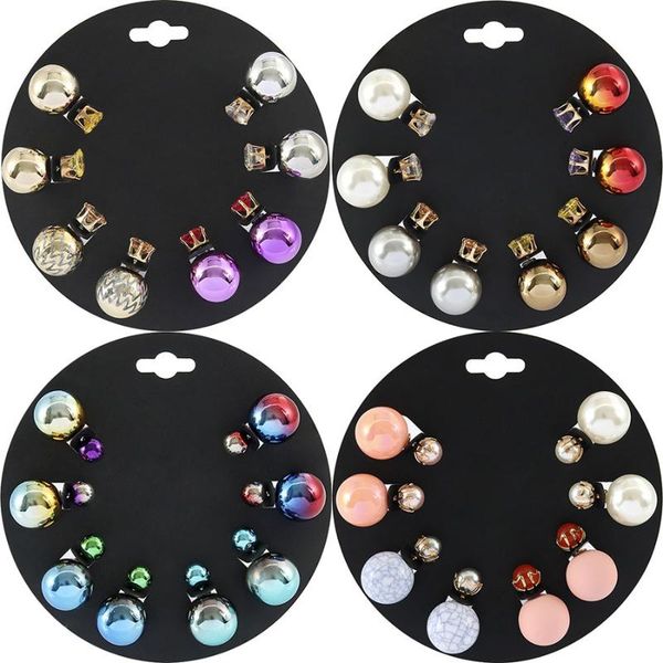 stud 2021 fashion jewelry multi color round double sided beads earrings set boucle d oreille femme small for women, Golden;silver
stud 2021 fashion jewelry multi color round double sided beads earrings set boucle d oreille femme small for women, Golden;silver