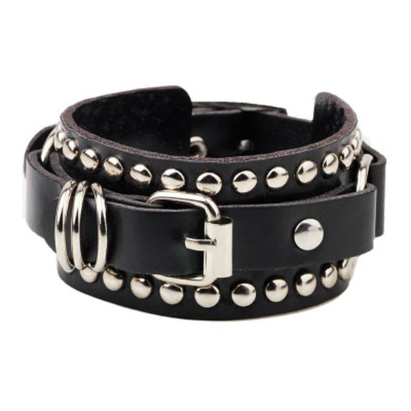 charm bracelets 2021 fashion casual gothic punk style rivet buckle belt pu leather bangles for women. wristband wrap bangle, Golden;silver
charm bracelets 2021 fashion casual gothic punk style rivet buckle belt pu leather bangles for women. wristband wrap bangle, Golden;silver