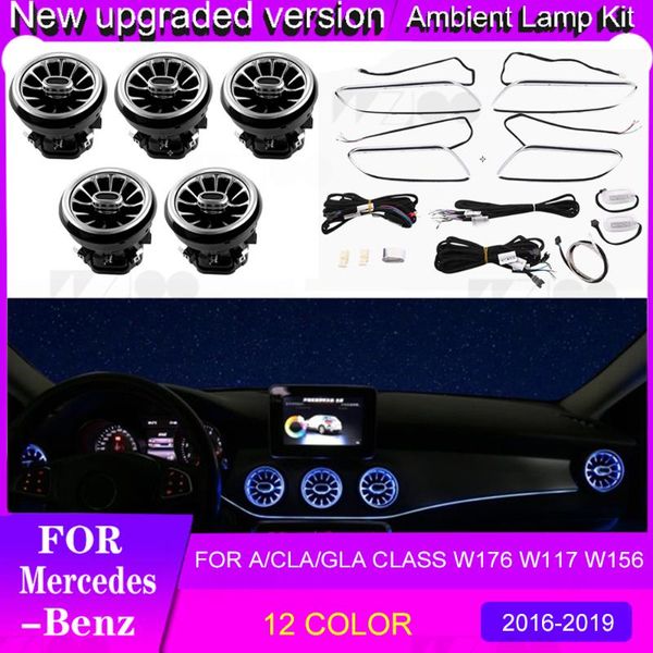 12-color led car air vent outlet turbine nozzle atmosphere lamp for a/cla/gla class w176 w117 w156 ambient light interior&exte interior&exte
12-color led car air vent outlet turbine nozzle atmosphere lamp for a/cla/gla class w176 w117 w156 ambient light interior&exte interior&exte
