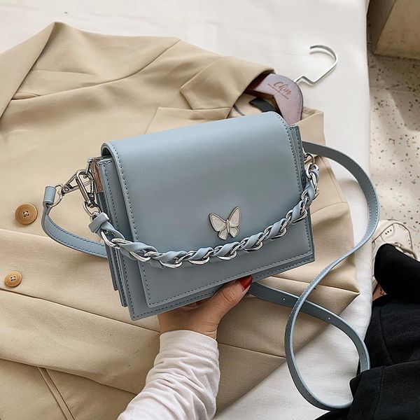 cross body qyahlybz band butterfly leather women luxury designer handbag fashion shoulder messenger bag chain small square female crossbody