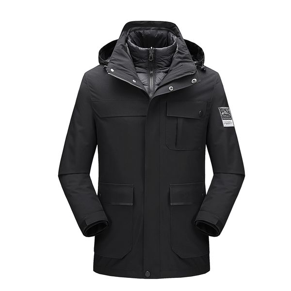autumn and winter new detachable liner three in one down stormsuit outdoor windproof waterproof thickened warm coat, Blue;black
autumn and winter new detachable liner three in one down stormsuit outdoor windproof waterproof thickened warm coat, Blue;black