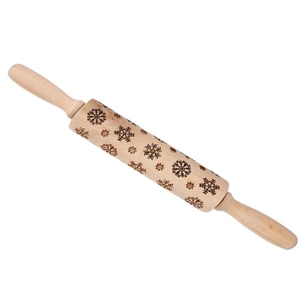 other arts and crafts 1pc rolling pin with christmas patterns wooden roller baking tool for kitchen
other arts and crafts 1pc rolling pin with christmas patterns wooden roller baking tool for kitchen
