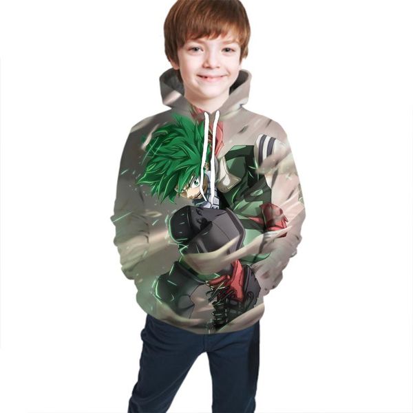 men's hoodies & sweatshirts kids clothes anime my hero academia cosplay sweatshirt casual hoodie suitable for children trend, Black
men's hoodies & sweatshirts kids clothes anime my hero academia cosplay sweatshirt casual hoodie suitable for children trend, Black