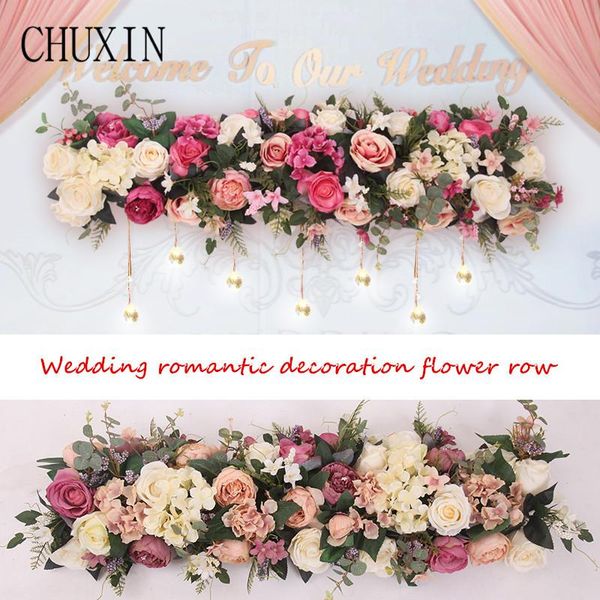 decorative flowers & wreaths 100cm wedding props welcome area artificial flower row scenes arrangement fake large event arch wall decoration
decorative flowers & wreaths 100cm wedding props welcome area artificial flower row scenes arrangement fake large event arch wall decoration