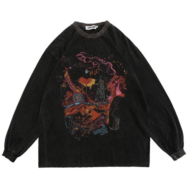 men's t-shirts hip hop oversize washed t-shirt streetwear 2021 men spring autumn long sleeve tshirt tee harajuku ripped graphic printed, White;black
men's t-shirts hip hop oversize washed t-shirt streetwear 2021 men spring autumn long sleeve tshirt tee harajuku ripped graphic printed, White;black
