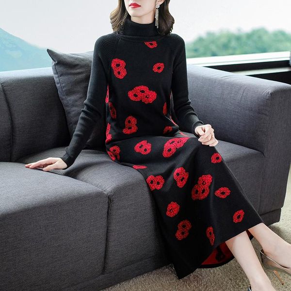 casual dresses coigarsam 3xl knitting women long dress turtleneck boards of large sizes black 9156, Black;gray
casual dresses coigarsam 3xl knitting women long dress turtleneck boards of large sizes black 9156, Black;gray