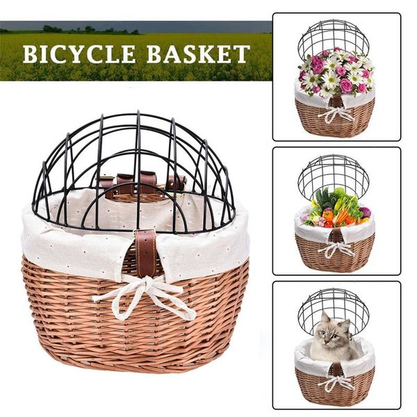 dog car seat covers pet bicycle front handlebars basket pets handwoven wicker mtb road bike cat carrier cycling accessories
dog car seat covers pet bicycle front handlebars basket pets handwoven wicker mtb road bike cat carrier cycling accessories