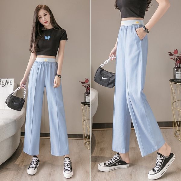 pant pant women's elastic wide leg pants women high waist casual straight loose pant plus size, White
pant pant women's elastic wide leg pants women high waist casual straight loose pant plus size, White