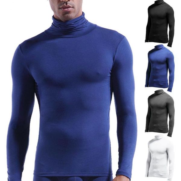 men's t-shirts men base shirt solid color high collar casual elasticity long sleeve autumn for inner wear, White;black
men's t-shirts men base shirt solid color high collar casual elasticity long sleeve autumn for inner wear, White;black
