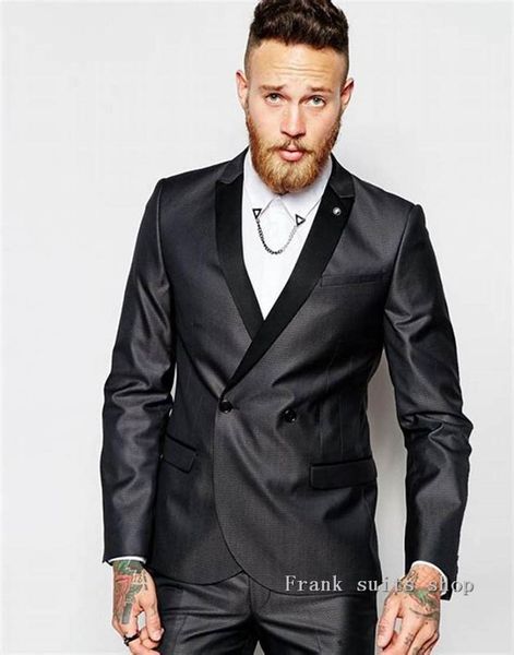double breasted latest coat pant designs suit men slim fit wedding suits for pure black light grey tuxedo jacket+pants men's & blazers, White;black
double breasted latest coat pant designs suit men slim fit wedding suits for pure black light grey tuxedo jacket+pants men's & blazers, White;black