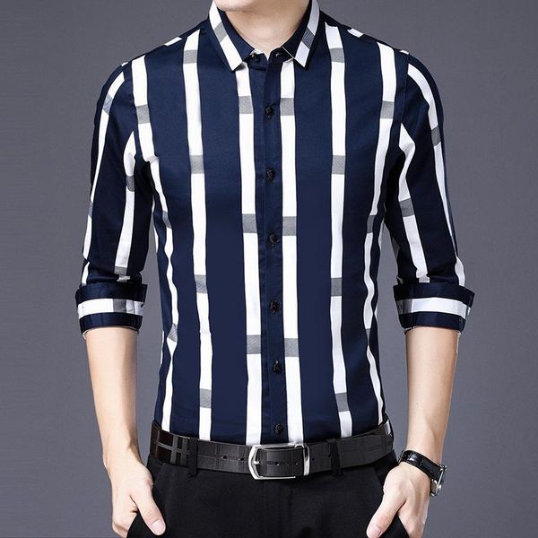 korean style vertical stripes fashion slim boutique long sleeve shirt autumn 2021 high-quality cotton luxury men -3xl men's casual shi, White;black
korean style vertical stripes fashion slim boutique long sleeve shirt autumn 2021 high-quality cotton luxury men -3xl men's casual shi, White;black