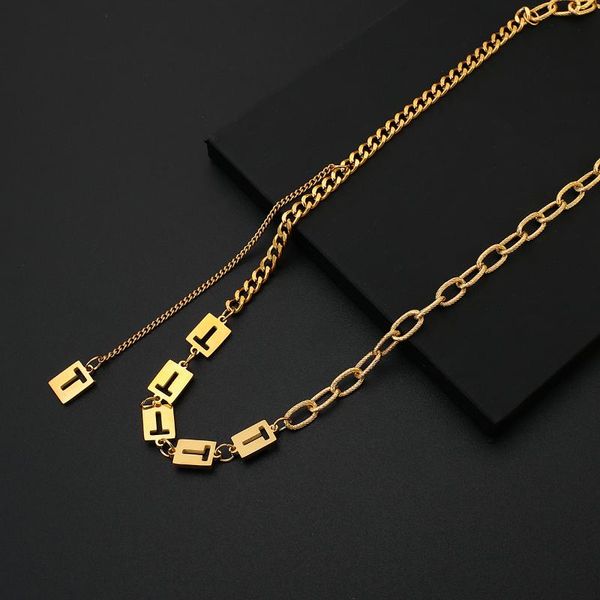 flashbuy trendy stainless steel letter chain choker necklaces for women men gold color neck jewelry pendant, Silver
flashbuy trendy stainless steel letter chain choker necklaces for women men gold color neck jewelry pendant, Silver