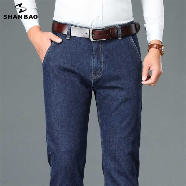 shan bao autumn winter thick fit straight jeans classic high-quality sheep wool cotton men's high waist business 211108, Blue
shan bao autumn winter thick fit straight jeans classic high-quality sheep wool cotton men's high waist business 211108, Blue